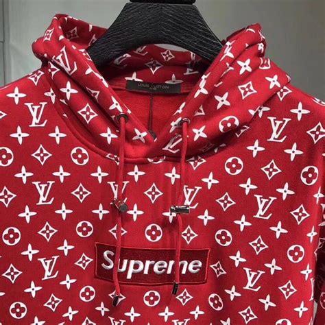 louis vuitton supreme hoodie real vs fake|dhgate Louis Vuitton jumper.